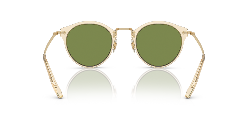 Oliver Peoples OP-505 Sun with Buff-Gold frame and Green lenses - image 5