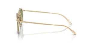 Oliver Peoples OP-505 Sun with Buff-Gold frame and Green lenses - Image 4
