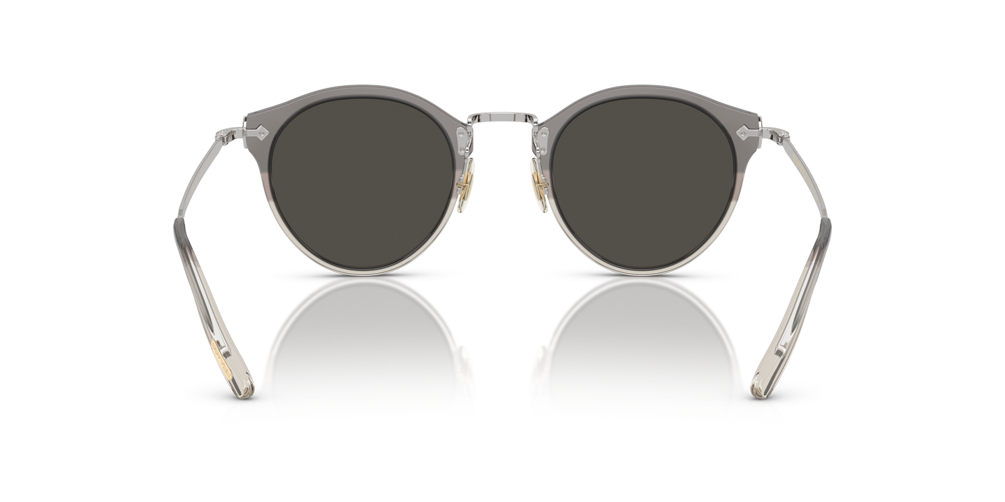 Oliver Peoples OP-505 Sun with Vintage Grey Fade-Silver frame and