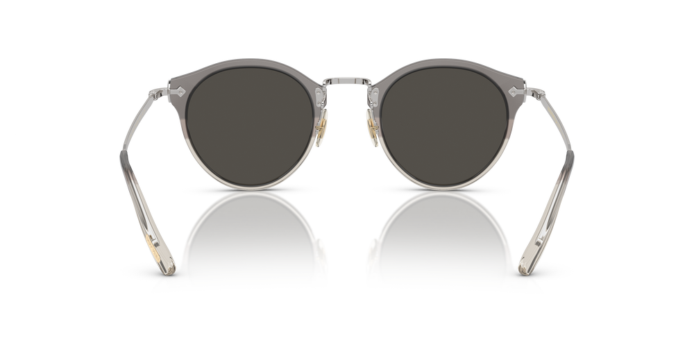 Sie Oliver Peoples OP-505 Sun mit Vintage Grau verblichen-Silber Gestell und Gold Gläsern - Bild 5