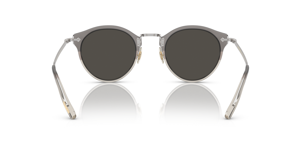 Oliver Peoples OP-505 Sun with Vintage Grey Fade-Silver frame and Gold lenses - image 5