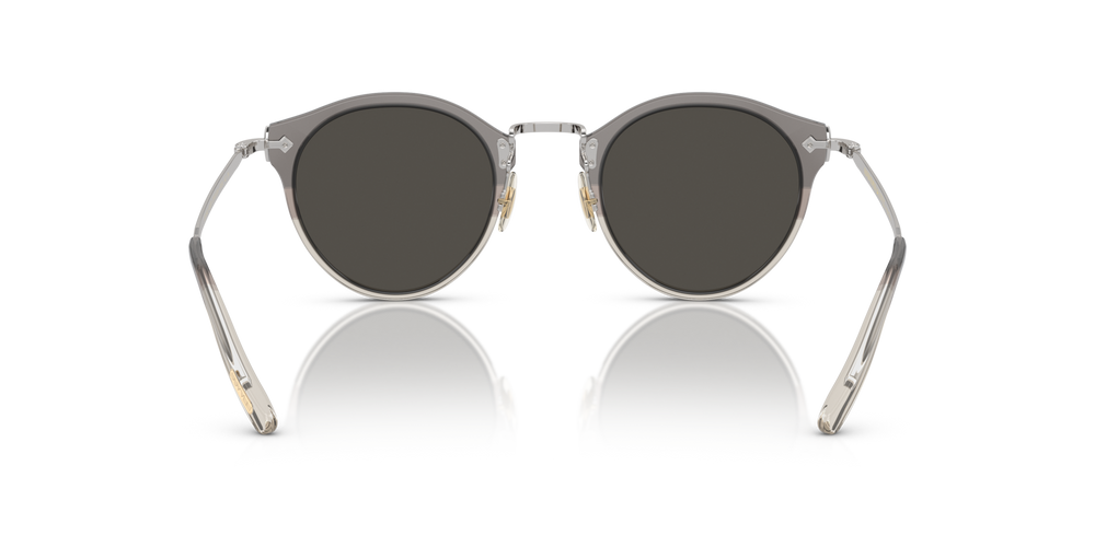 Oliver Peoples OP-505 Sun with Vintage Grey Fade-Silver frame and Gold lenses - image 5