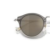 Oliver Peoples OP-505 Sun with Vintage Grey Fade-Silver frame and