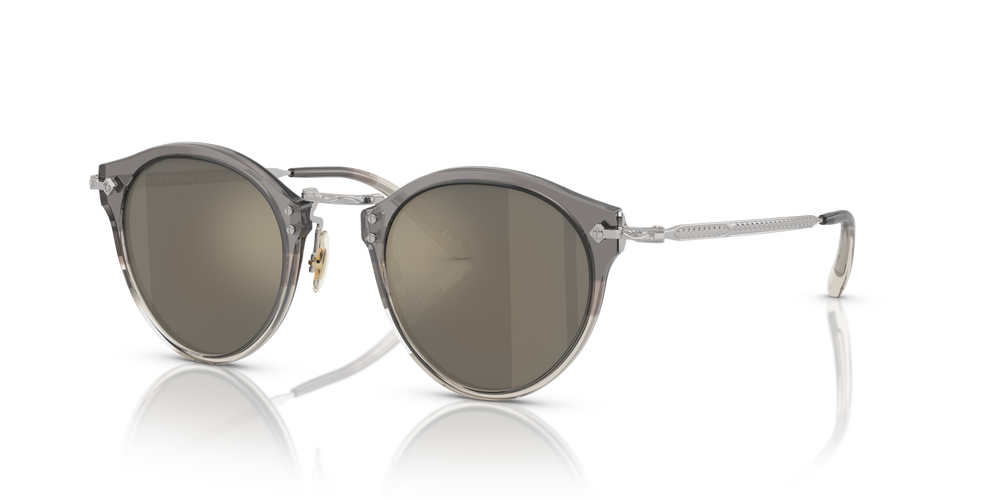 Sie Oliver Peoples OP-505 Sun mit Vintage Grau verblichen-Silber Gestell und Gold Gläsern - bild 3