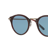 Oliver Peoples OP-505 Sun with Bordeaux Bark frame and Blue lenses - Variant