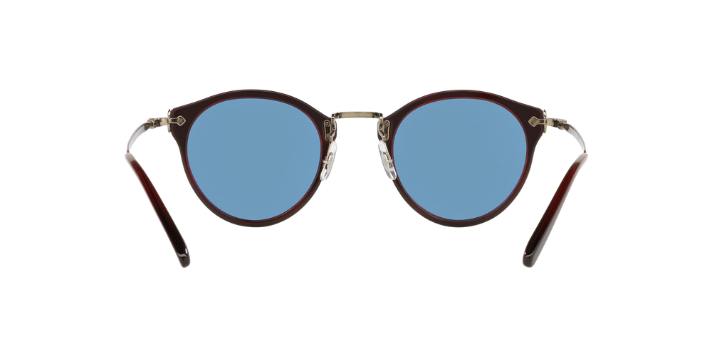 Oliver Peoples OP-505 Sun with Bordeaux Bark frame and Blue lenses - image 4