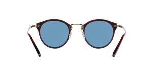 Oliver Peoples OP-505 Sun with Bordeaux Bark frame and Blue lenses - image 4