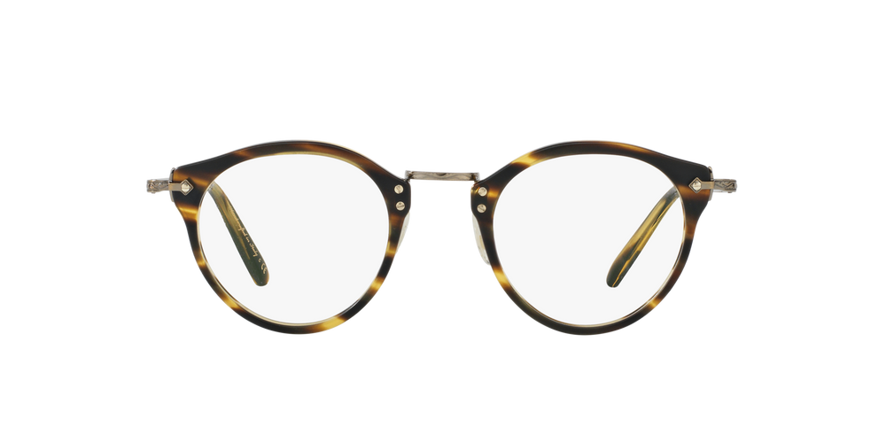Oliver Peoples OP-505 の Semi-Matte Cocobolo-Antique Gold フレーム - 画像 2