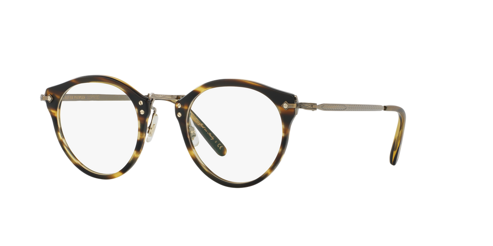 Oliver Peoples OP-505 with Semi-Matte Cocobolo-Antique Gold frame