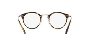 Oliver Peoples OP-505 の Semi-Matte Cocobolo-Antique Gold フレーム - 画像 4