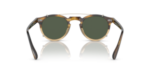 Oliver Peoples Gregory Peck Clip with Gold frame and Green lenses - image 6