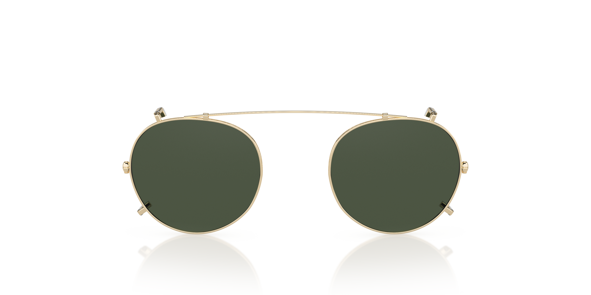 Oliver Peoples Gregory Peck Clip with Gold frame and G-15