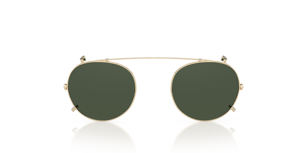 Sie Oliver Peoples Gregory Peck Clip mit Gold Gestell und Grün Gläsern - bild 1