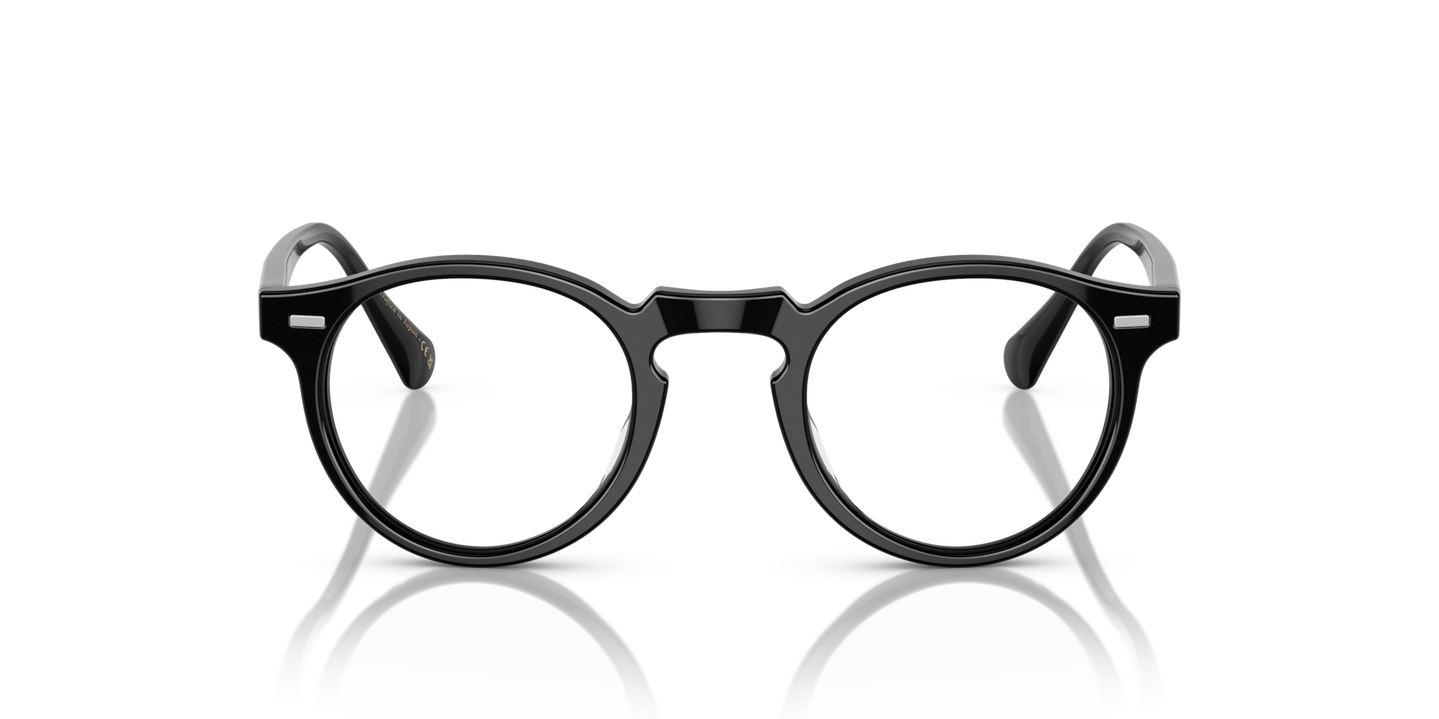 Oliver Peoples Gregory Peck mit Schwarz Gestell - Bild Material
