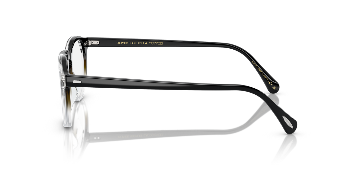 Oliver Peoples Gregory Peck con montatura Dark Military/Crystal Gradient - Immagine Oliver Peoples Logo