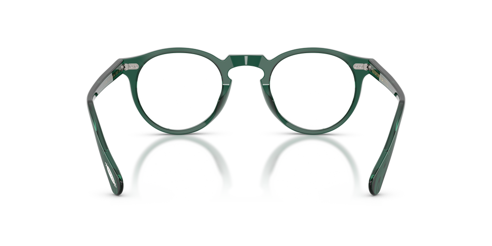 Oliver Peoples Gregory Peck mit Translucent Dark Teal Gestell - Das Bild 5