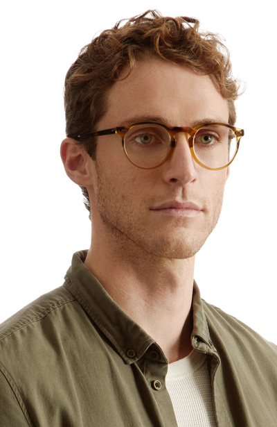 Oliver Peoples Gregory Peck with Sepia Smoke frame | Oliver