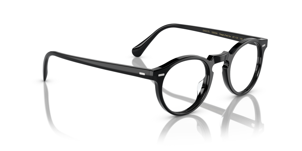 Oliver Peoples Gregory Peck Sun con montatura Nero e lenti  Blu - immagine 3