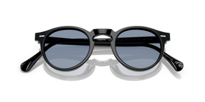 Oliver Peoples Gregory Peck Sun with Black frame and Blue lenses - Image 6