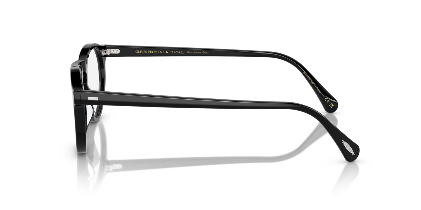 Oliver Peoples Gregory Peck Sun con montatura Nero e lenti  Blu - Immagine Filigrane
