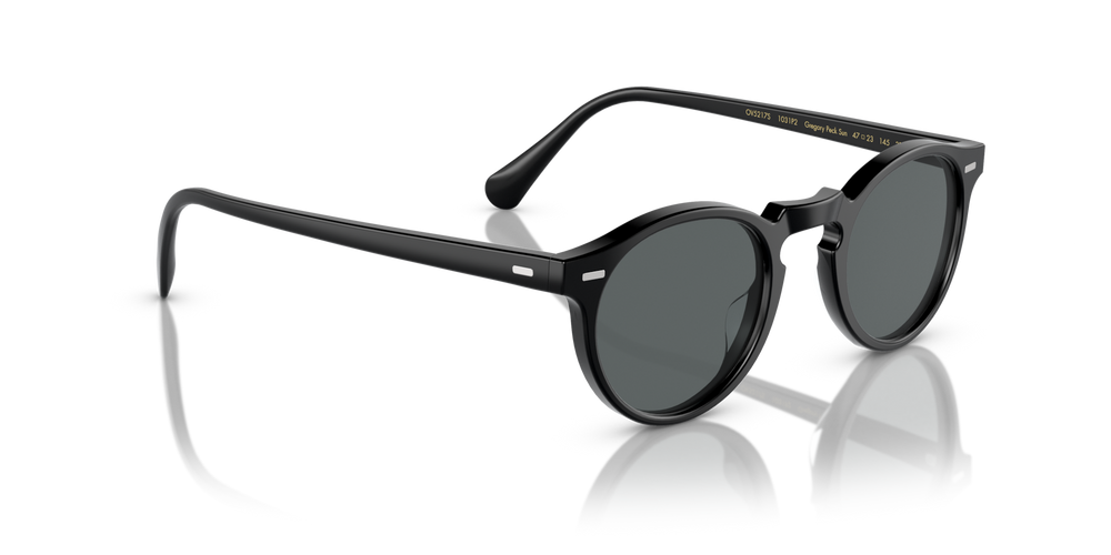 Oliver Peoples Gregory Peck Sun con montatura Semi-Matte Black e lenti  Grigio - immagine 3