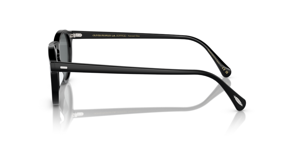 Oliver Peoples Gregory Peck Sun con montatura Semi-Matte Black e lenti  Grigio - immagine 4