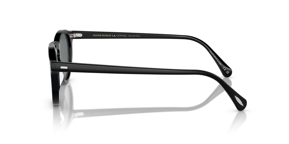Oliver Peoples Gregory Peck Sun with Semi-Matte Black frame and Grey lenses - Image 4