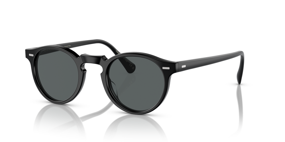 Oliver Peoples Gregory Peck Sun with Semi-Matte Black frame and Grey lenses - Image 2