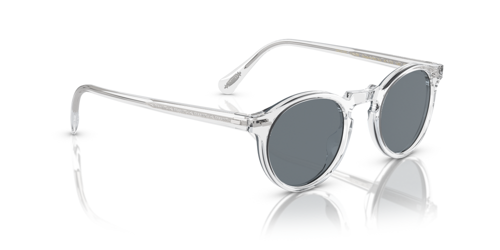 Oliver Peoples Gregory Peck Sun con montatura Cristallo e lenti  Blu - immagine 3