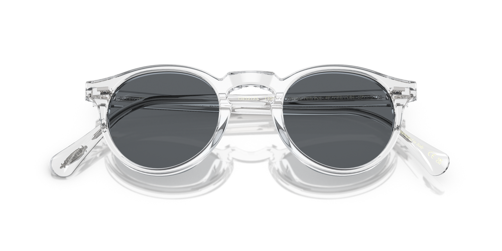 Oliver Peoples Gregory Peck Sun con montatura Cristallo e lenti  Blu - immagine 7