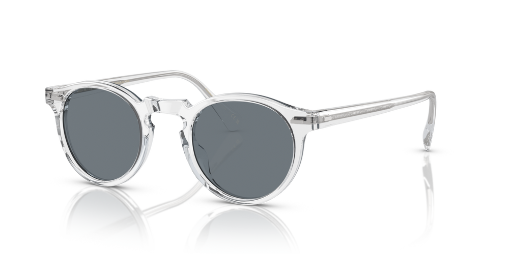 Oliver Peoples Gregory Peck Sun with Crystal frame and Blue lenses - image 3