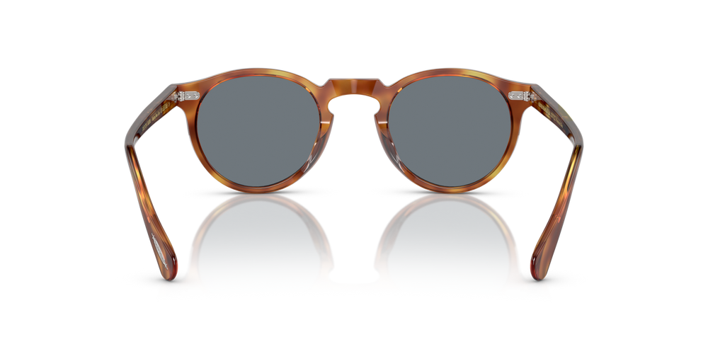 Oliver Peoples Gregory Peck Sun with Semi-Matte LBR frame and Blue lenses - image 5