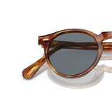 Oliver Peoples Gregory Peck Sun with Semi-Matte LBR frame and Blue lenses - Variant