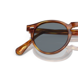 Oliver Peoples Gregory Peck Sun with Semi-Matte LBR frame and Blue lenses - Variant