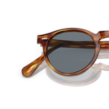 Oliver Peoples Gregory Peck Sun with Semi-Matte LBR frame and Blue