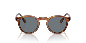Oliver Peoples Gregory Peck Sun con montura LBR semimate y lentes Azul - imagen 2