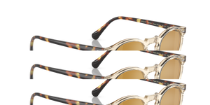Sie Oliver Peoples Gregory Peck Sun mit Buff-DTB Gestell und Gold Gläsern - Das Bild 3