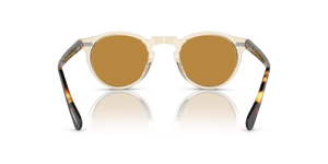 Sie Oliver Peoples Gregory Peck Sun mit Buff-DTB Gestell und Gold Gläsern - Das Bild 5