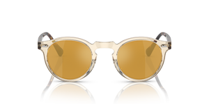 Sie Oliver Peoples Gregory Peck Sun mit Buff-DTB Gestell und Gold Gläsern - Das Bild 2