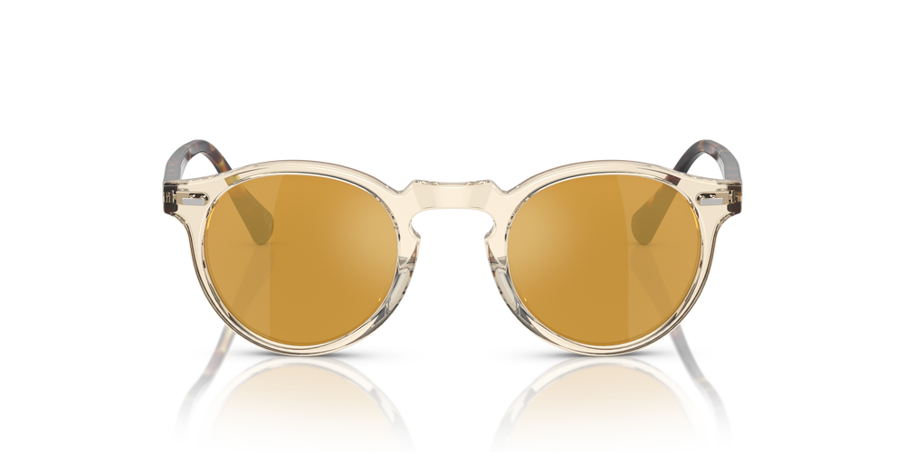 Oliver Peoples Gregory Peck Sun with Buff-DTB frame and Brown
