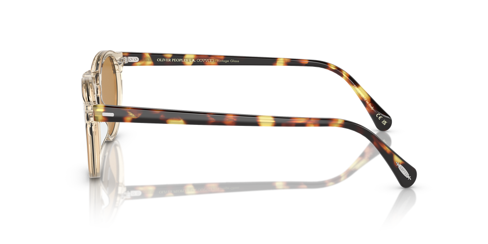 Oliver Peoples Gregory Peck Sun with Buff-DTB frame and Brown