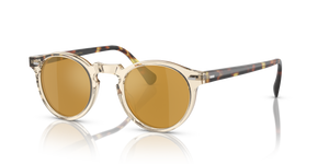 Oliver Peoples Gregory Peck Sun with Buff-DTB frame and Gold lenses - image 1