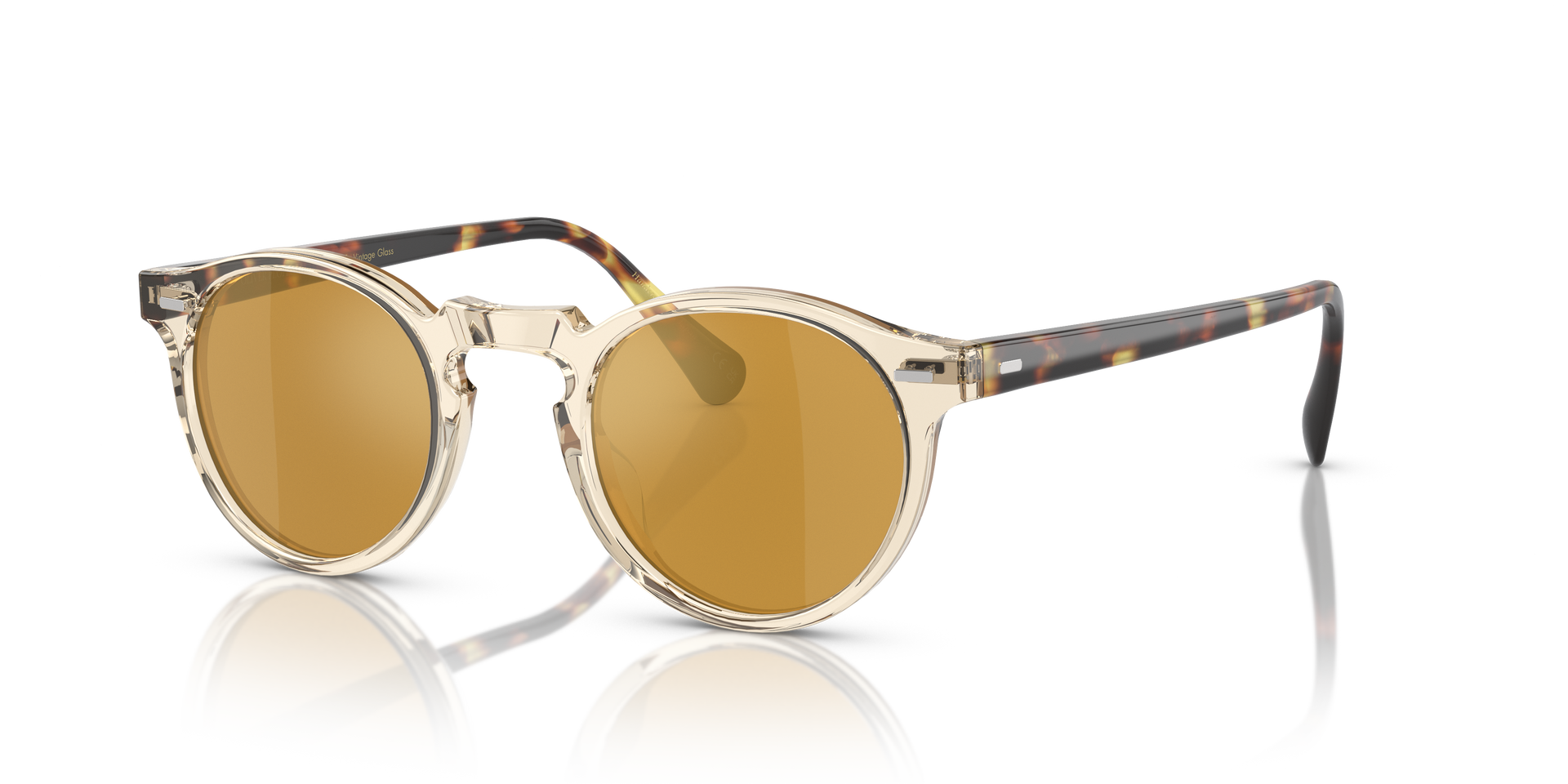 Oliver Peoples Gregory Peck Sun with Buff-DTB frame and Brown