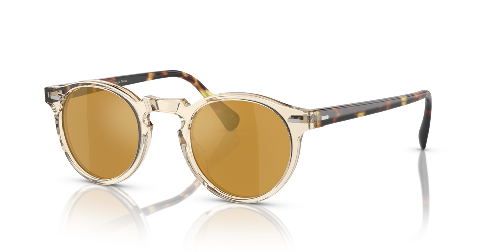 Oliver Peoples Gregory Peck Sun with Buff-DTB frame and Gold lenses - Image 4