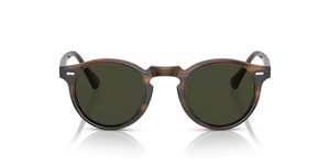 Oliver Peoples Gregory Peck Sun con montatura Tuscany Tortoise e lenti  Verde - immagine 2