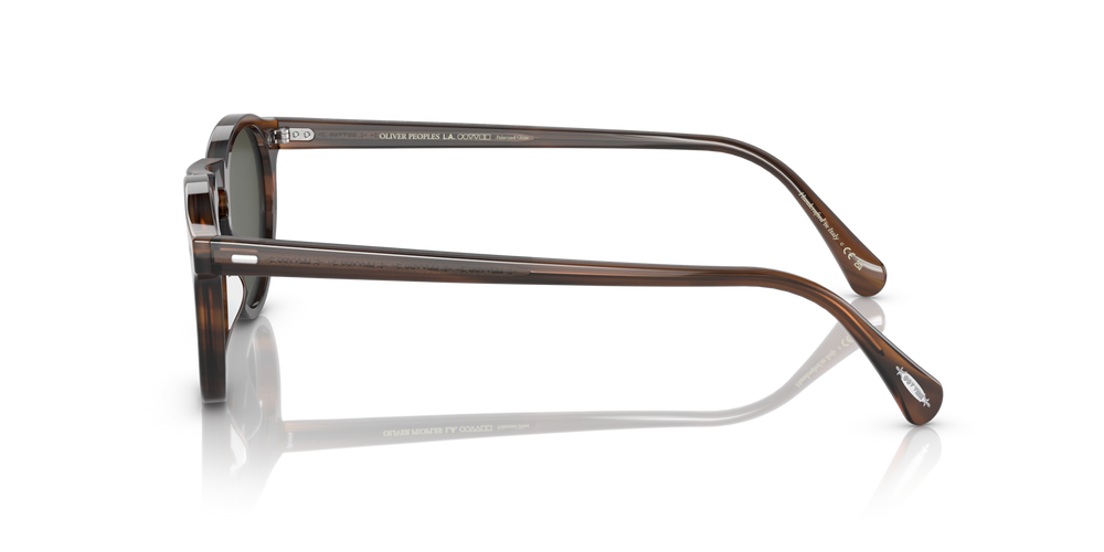 Oliver Peoples Gregory Peck Sun con montatura Tuscany Tortoise e lenti  Verde - immagine 4