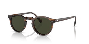 Oliver Peoples Gregory Peck Sun con montatura Tuscany Tortoise e lenti  Verde - immagine 1