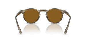 Sie Oliver Peoples Gregory Peck Sun mit Soft Olivgrün Bark Gestell und Braun Gläsern - bild 5