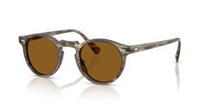 Sie Oliver Peoples Gregory Peck Sun mit Soft Olivgrün Bark Gestell und Braun Gläsern - bild 1