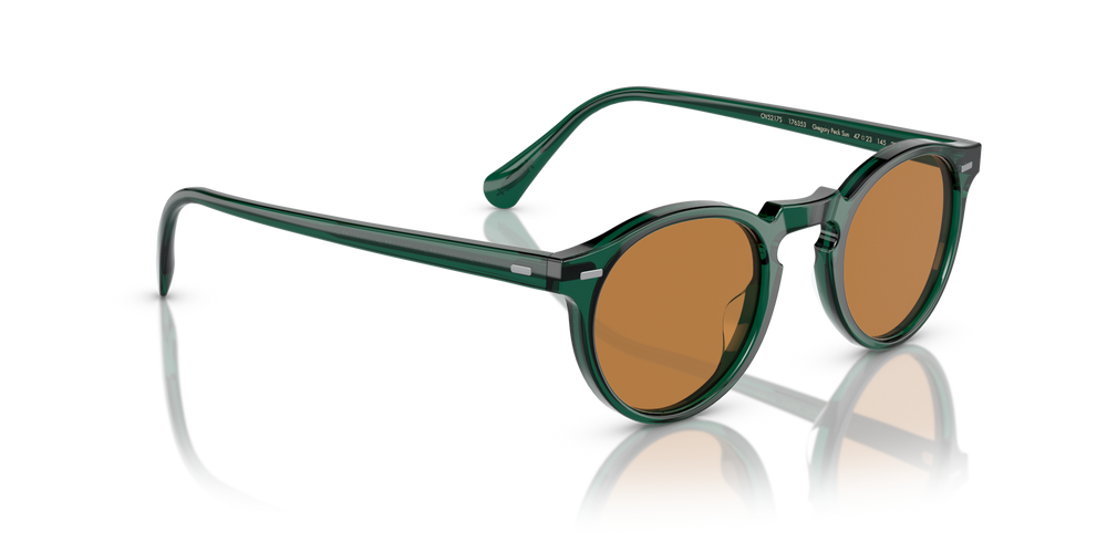 Oliver Peoples Gregory Peck Sun Limited Edition with Translucent Dark Teal frame and Brown lenses - image 3